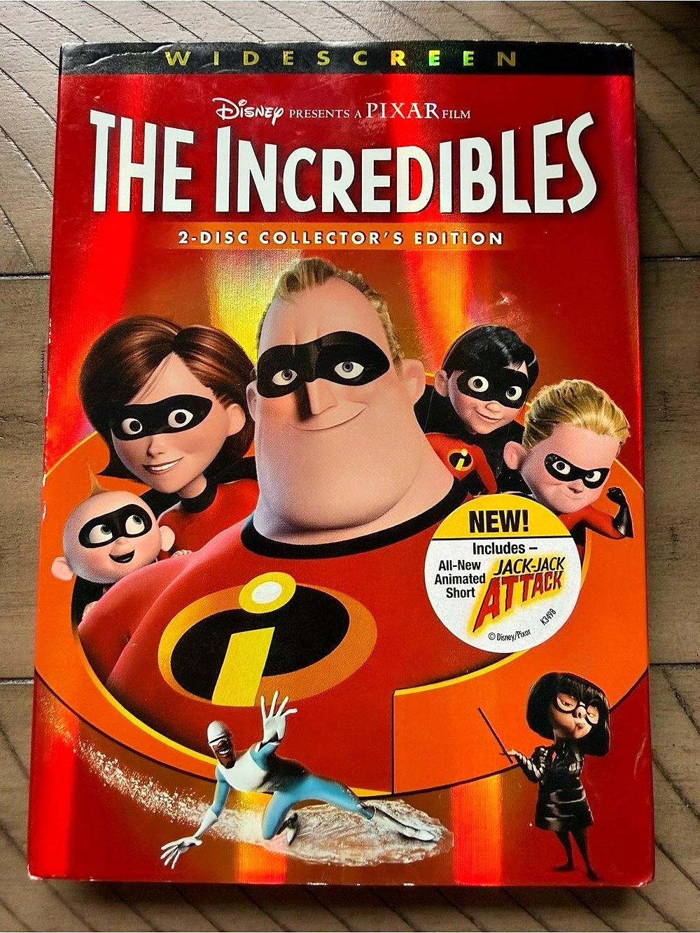 Disney Pixar The Incredibles 2-Disc Collector's Edition DVD